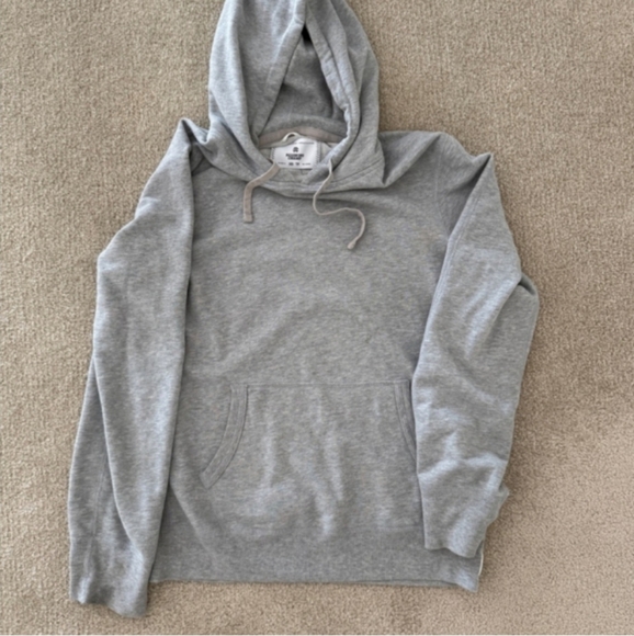 Reigning Champ Tops - NWOT Reigning Champ Heather Gray Lightweight Terry Pullover Hoodie Size XS
